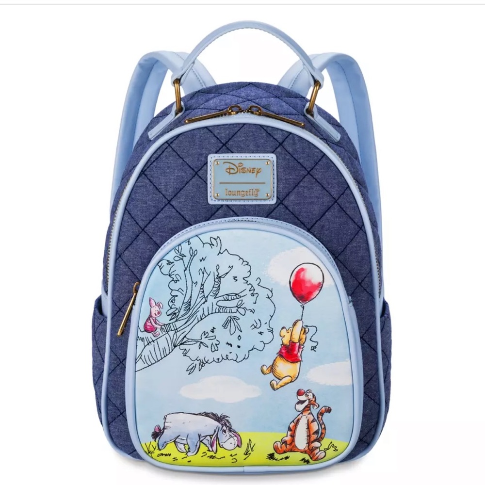 New!!!! Disney Winnie the Pooh Loungefly Mini Backpack